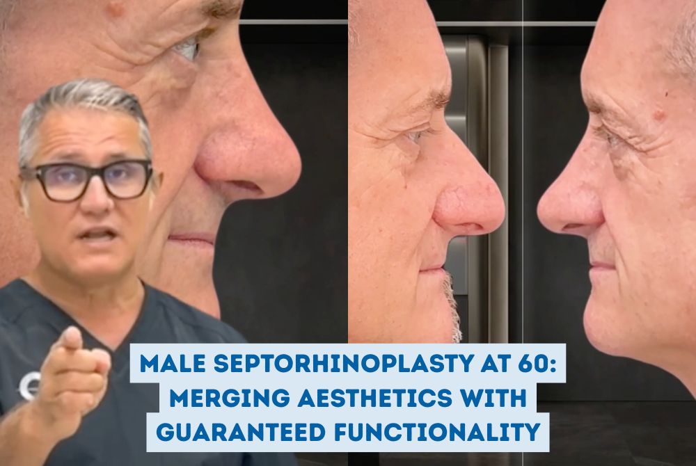 Male septorhinoplasty