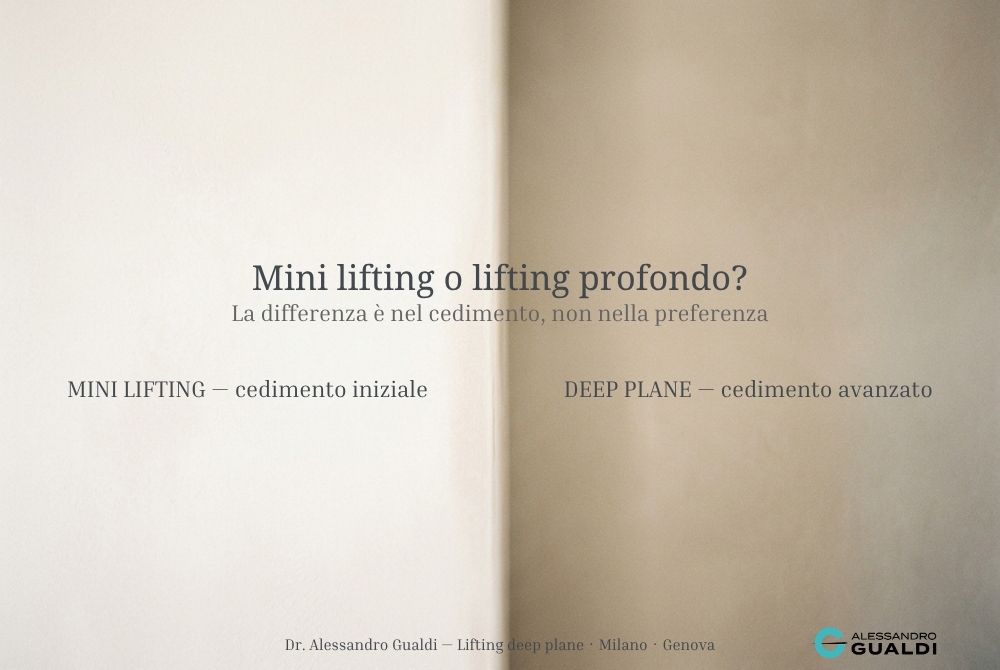 differenza tra mini lifting e lifting profondo